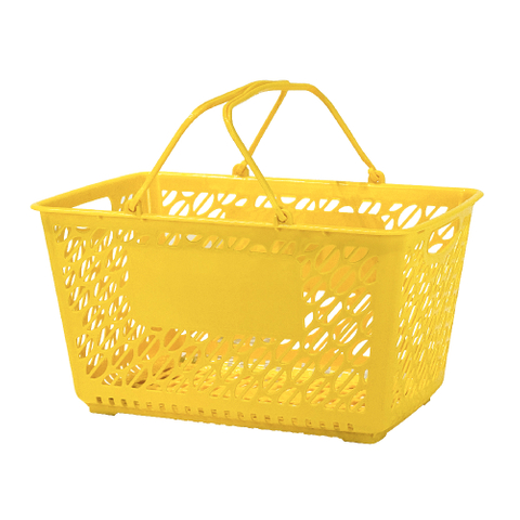Panier d'achat en plastique 24L pour le supermarché