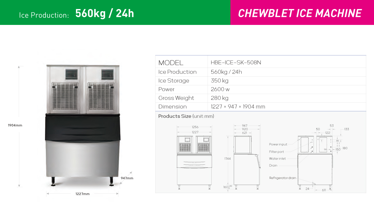 Machine de glace commerciale-21