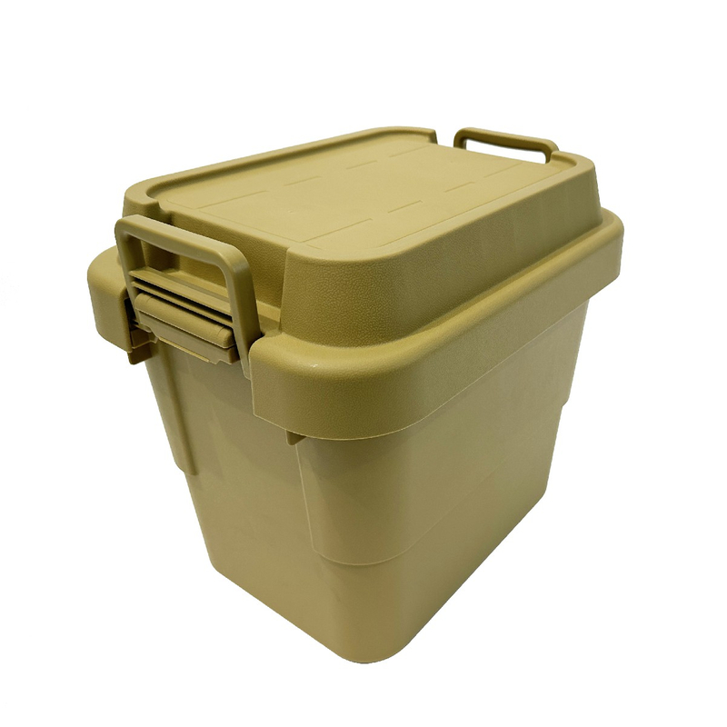 Voiture empilable de finition extérieure outils de camping grand secours portable à grande capacité portant 22L 50L Boîte de rangement