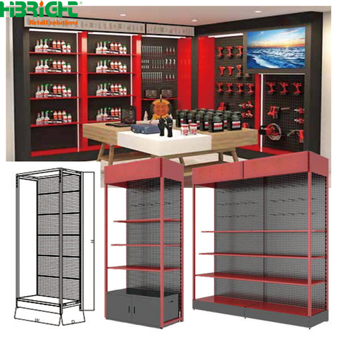 Rack d'affichage de la quincaillerie