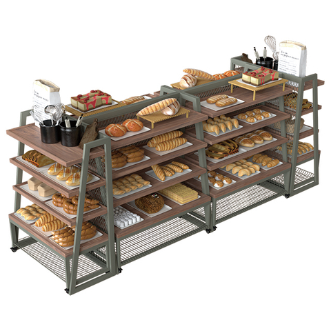 Rack d'affichage de boulangerie