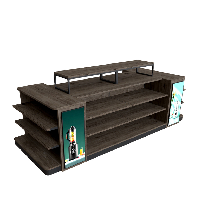 Supermarché en bois.