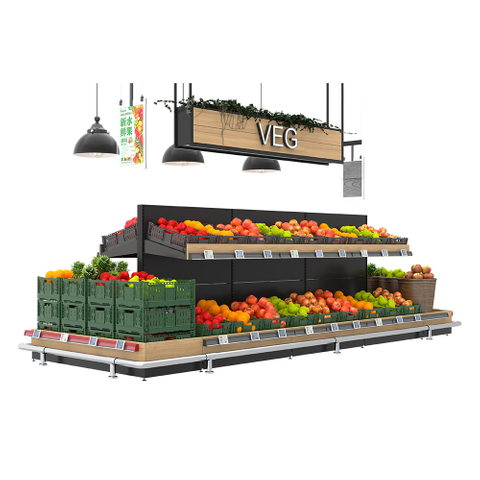 Plafond suspendu pour l'affichage des produits
