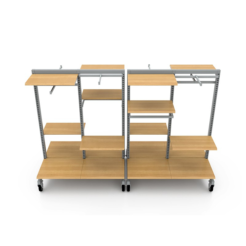Support de vêtements en bois