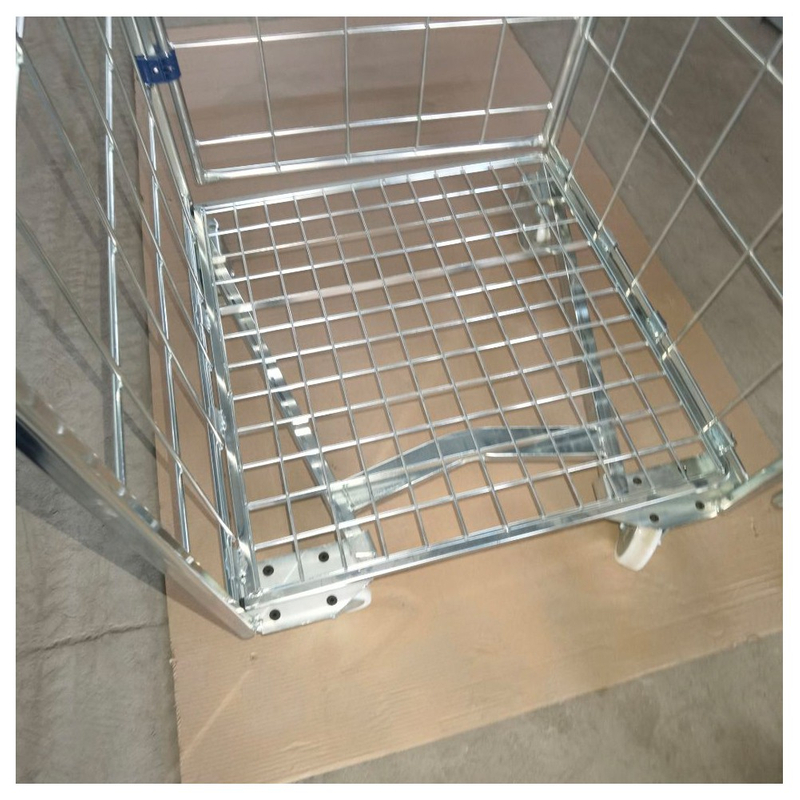 Chariot à cage de rouleau niditable