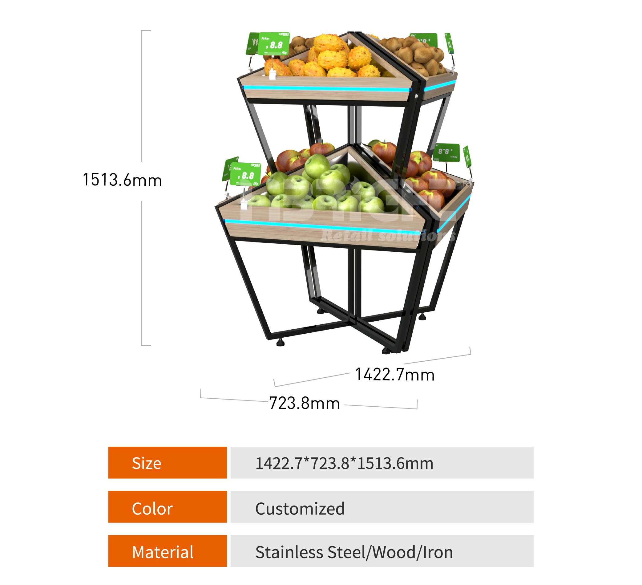 Rack de légumes et de fruits3