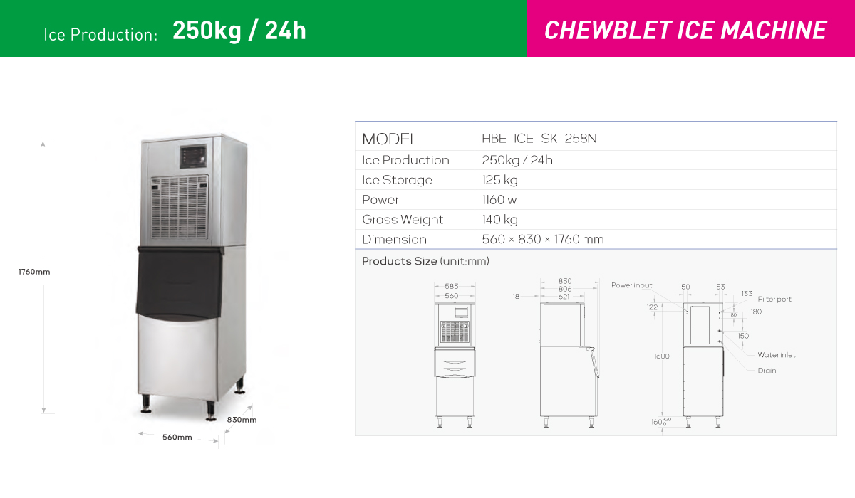 Machine de glace commerciale-20
