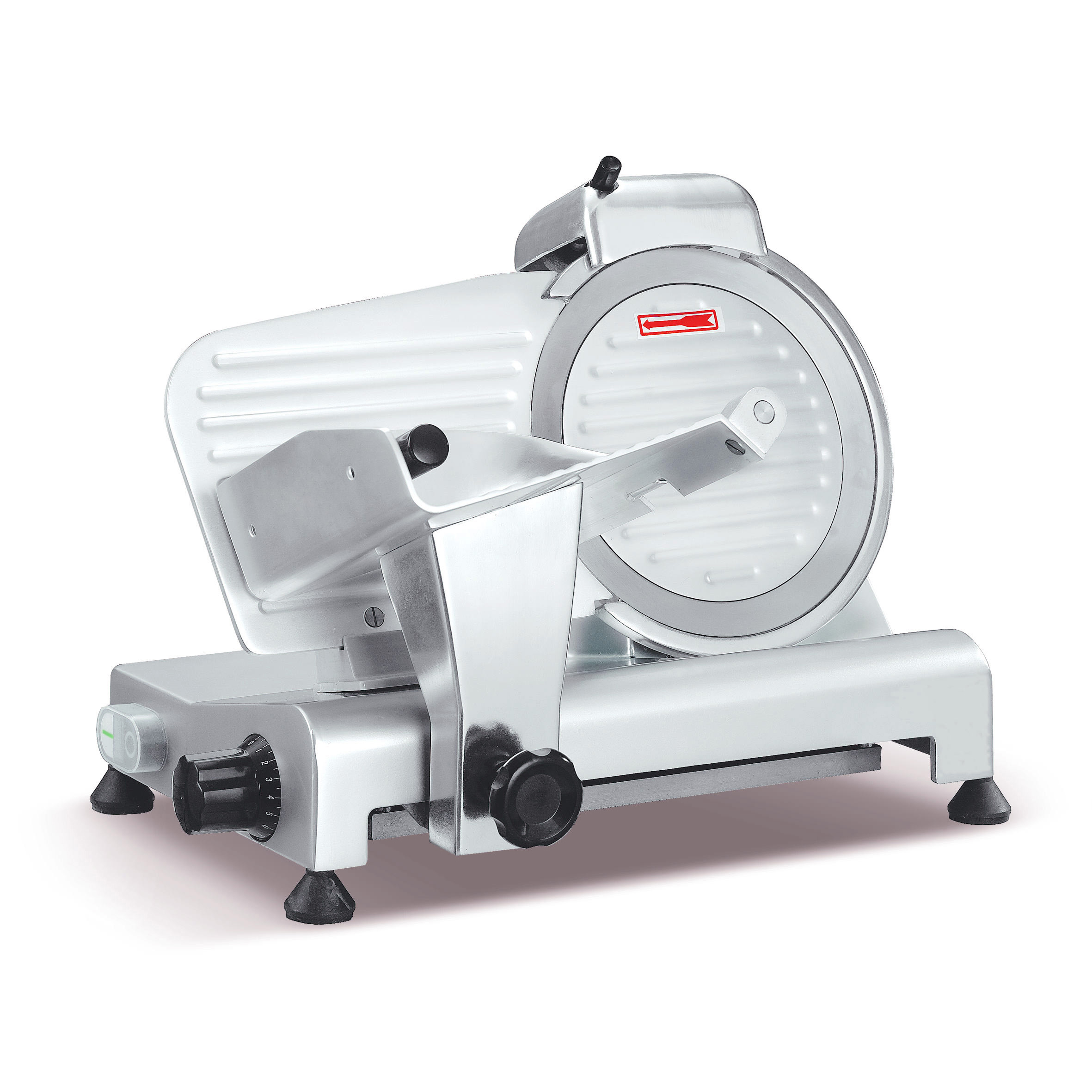 280 W en acier inoxydable électrique épaisseur réglable Deli Slicer de viande alimentaire
