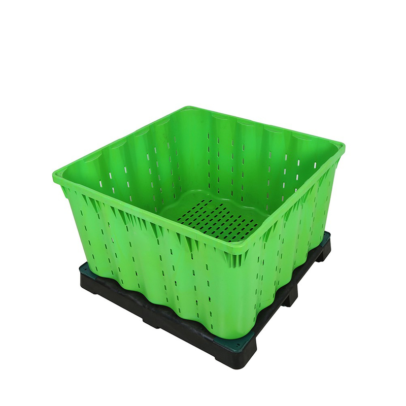 Boîte à palettes en plastique empilable