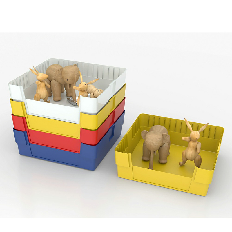 Bac de rangement en plastique