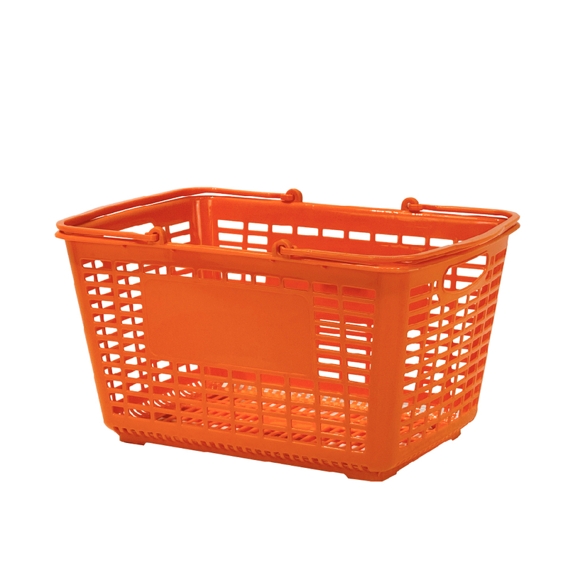 22L Panier d'achat en plastique pour le supermarché