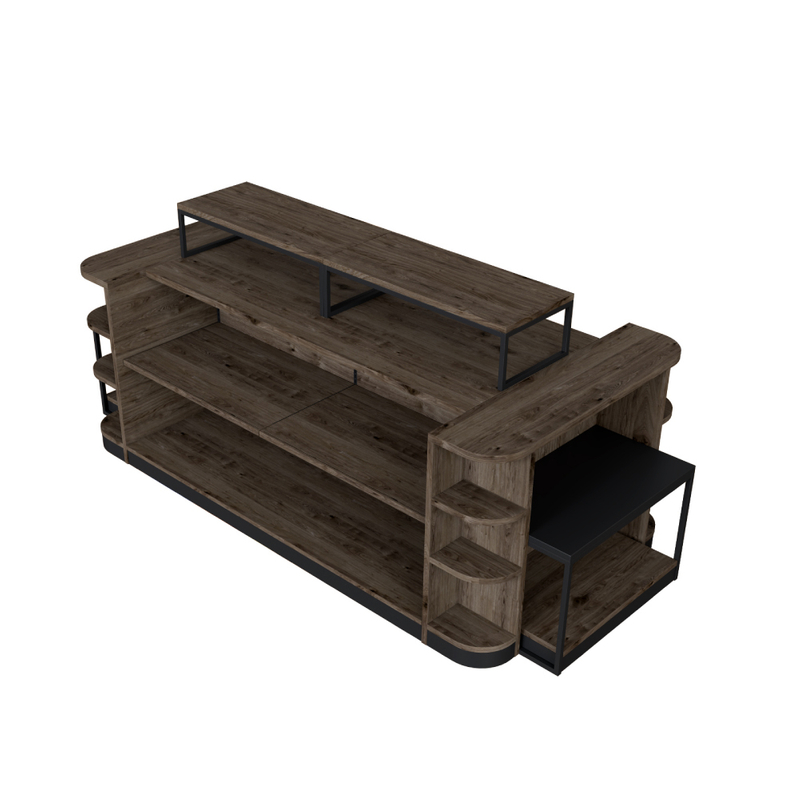Supermarché en bois.