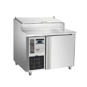 Fridge de préparation à pizza en acier inoxydable commercial