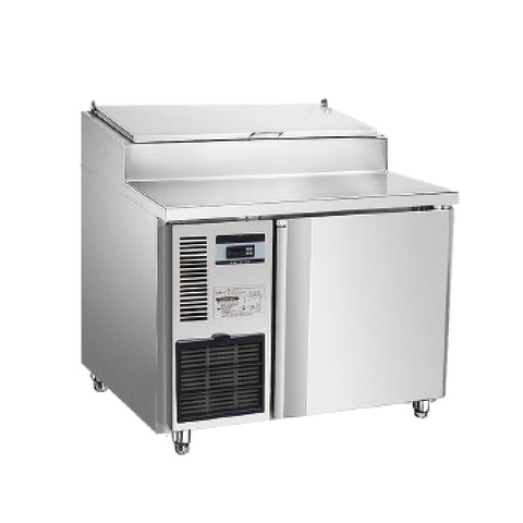 Fridge de préparation à pizza en acier inoxydable commercial